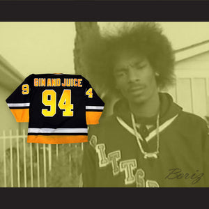 Snoop Dogg 94 Gin and Juice Hockey Jersey