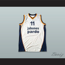Load image into Gallery viewer, Solana 11 Baloncesto Fuenlabrada White Basketball Jersey