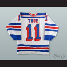 Load image into Gallery viewer, Soren True 11 Flint Spirits White Hockey Jersey