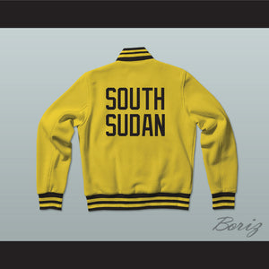 South Sudan Varsity Letterman Jacket-Style Sweatshirt