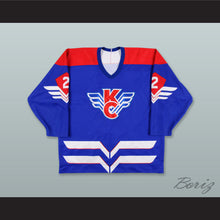Load image into Gallery viewer, Soviet Wings Blue Hockey Jersey