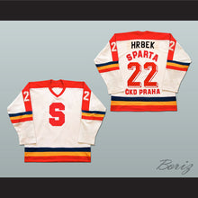 Load image into Gallery viewer, Petr Hrbek 22 HC Sparta Prague Czech Elite League Hockey Jersey