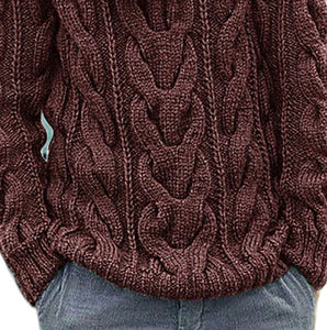 Spring 2020 Men's Pullover Sweater Soft Comfortable Wool Sweater coat Thick warm Hand-knitted High Quality Beige Men's Sweater