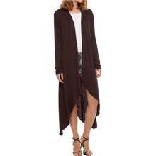 Load image into Gallery viewer, Spring Autumn Women Long Knitted Cardigan Cotton Thin Sweater Fashion Crochet Jacket Casual Office Ladies Outwear Top