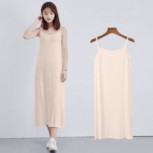 Load image into Gallery viewer, Spring Casual White Camis Maxi Women&#39;s Dress New Sleeveless High Waist Grey Feminine Clothing Summer Fashion Black Women Dresses