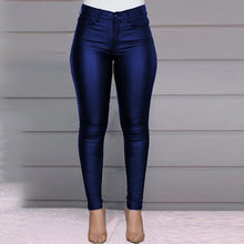 Load image into Gallery viewer, Spring Women Pu Leather Pants Black Sexy Stretch Bodycon Trousers High Waist Long Casual Pencil S-3XL Winter