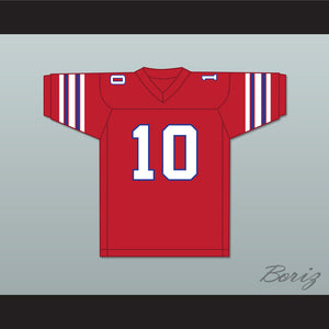 Stan Gable 10 Adams College Atoms Red Football Jersey Revenge of the Nerds