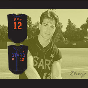 Michael Bergin 12 Stars Softball Jersey 10th Annual Rock 'n Jock Softball Challenge 1999