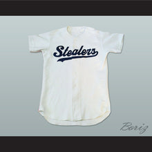 Load image into Gallery viewer, Stealers Button-Down White Baseball Jersey