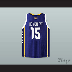 Steeve Ho You Fat 15 Metropolitans 92 Navy Blue Basketball Jersey 1