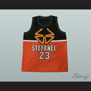 Michael Jordan 23 Stefanel Trieste Italy Basketball Jersey 1985 Style 3