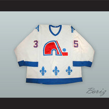 Load image into Gallery viewer, Stephane Fiset 35 Quebec Nordiques White Hockey Jersey