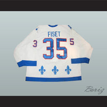 Load image into Gallery viewer, Stephane Fiset 35 Quebec Nordiques White Hockey Jersey
