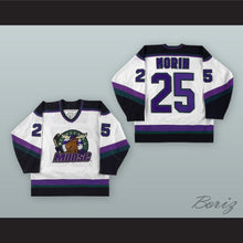 Load image into Gallery viewer, Stephane Morin 25 Minnesota Moose White Hockey Jersey