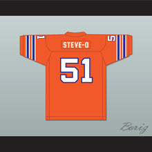 Load image into Gallery viewer, Steve-O 51 Football Follies Orange Football Jersey 2