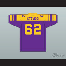 Load image into Gallery viewer, Steve-O 62 Youth League Purple Football Jersey