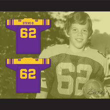 Load image into Gallery viewer, Steve-O 62 Youth League Purple Football Jersey