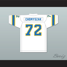 Load image into Gallery viewer, 1974-75 WFL Steve Chomyszak 72 Philadelphia Bell Home Football Jersey