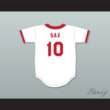 Load image into Gallery viewer, Steve Sax 10 Springfield Nuclear Power Plant Softball Team Baseball Jersey