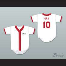 Load image into Gallery viewer, Steve Sax 10 Springfield Nuclear Power Plant Softball Team Baseball Jersey