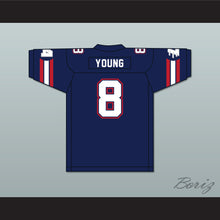 Load image into Gallery viewer, 1985 USFL Steve Young 8 Los Angeles Express Road Football Jersey