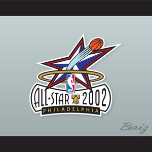 Stars Rock N' Jock All Star Jam 2002 Navy Blue and White Lab Leather Varsity Letterman Jacket