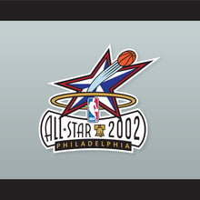 Load image into Gallery viewer, Stripes Rock N&#39; Jock All Star Jam 2002 Red Wool and White Lab Leather Varsity Letterman Jacket