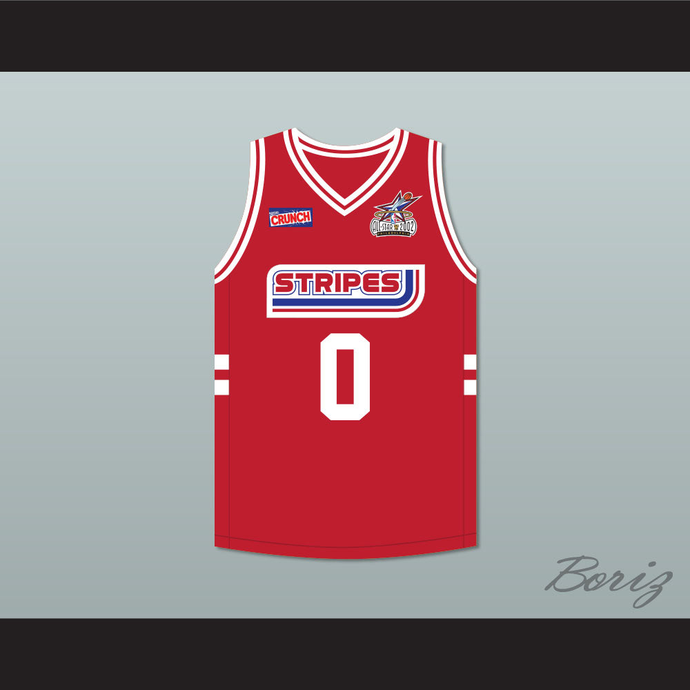Brian 'B Faydes' McFayden 0 Stripes Basketball Jersey Rock N' Jock All Star Jam 2002