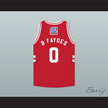 Load image into Gallery viewer, Brian &#39;B Faydes&#39; McFayden 0 Stripes Basketball Jersey Rock N&#39; Jock All Star Jam 2002