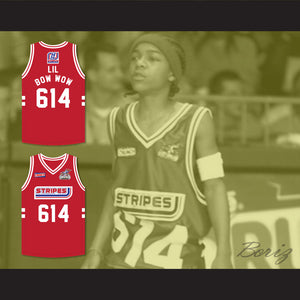 Lil Bow Wow 614 Stripes Basketball Jersey Rock N' Jock All Star Jam 2002