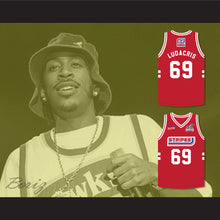 Load image into Gallery viewer, Ludacris 69 Stripes Basketball Jersey Rock N&#39; Jock All Star Jam 2002