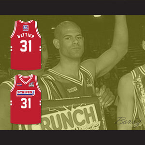 Shane Battier 31 Stripes Basketball Jersey Rock N' Jock All Star Jam 2002
