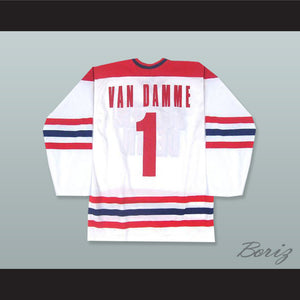 Jean-Claude Van Damme 1 Sudden Death Hockey Jersey