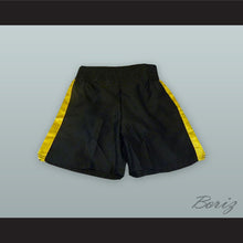 Load image into Gallery viewer, Sugar Ray Leonard Black and Yellow Boxing Shorts