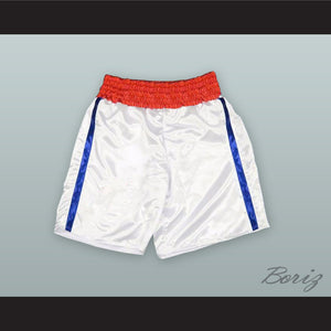 Sugar Ray Leonard White Boxing Shorts