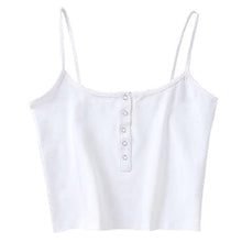 Load image into Gallery viewer, Summer 2019 Women Strap Crop Top Women Sexy Backless Leakage Navel Solid Camisole Sexy Tank Top Tube Top Breathable Crop tops