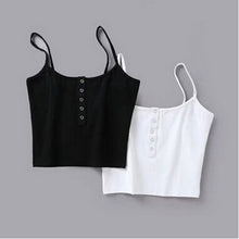 Load image into Gallery viewer, Summer 2019 Women Strap Crop Top Women Sexy Backless Leakage Navel Solid Camisole Sexy Tank Top Tube Top Breathable Crop tops