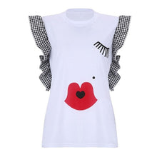 Load image into Gallery viewer, Summer 2020 New Arrival !! Womens Fashion Casual Print Top Clothes Butterfly Sleeveless O-Neck Streetwear Dropship #19719