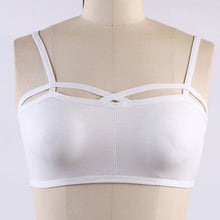 Load image into Gallery viewer, Summer Camis Women Sexy Modal Cotton Breast Cross Vest Tops Female Short Style Backless Tank Girls Brief Fashion Tanks Topen Kni