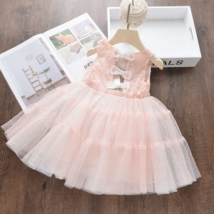 Summer Lace Children Clothing Princess Kids Dresses For Girls Causal Wear Unicorn Dress 3 8 Years Girls Dress Vestido Robe Fille