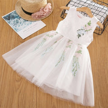 Load image into Gallery viewer, Summer Lace Children Clothing Princess Kids Dresses For Girls Causal Wear Unicorn Dress 3 8 Years Girls Dress Vestido Robe Fille