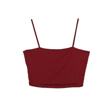 Load image into Gallery viewer, Summer Sexy Female Crop Tops Women Sleeveless Straps Tank Top Solid Fitness Lady Camis Casual White Black Top 7 Color S-L