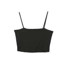 Load image into Gallery viewer, Summer Sexy Female Crop Tops Women Sleeveless Straps Tank Top Solid Fitness Lady Camis Casual White Black Top 7 Color S-L