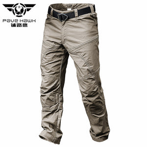 Summer Waterproof Tactical Pants Male Jogger Casual Men's Cargo Pants Cotton Trousers Military Style Army Black Man Pant Casual