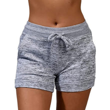 Load image into Gallery viewer, Summer Women  Fast Drying Drawstring Shorts Workout Fitness Running Sport Female Shorts Cotton High Waist Gym Cycling Shorts