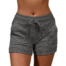 Load image into Gallery viewer, Summer Women  Fast Drying Drawstring Shorts Workout Fitness Running Sport Female Shorts Cotton High Waist Gym Cycling Shorts