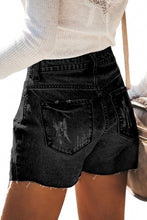 Load image into Gallery viewer, Summer Women Sexy Skinny Denim Shorts 2020 Casual Black Blue High Waist Ripped Biker Short Jeans Femme Hotpants Shores De Mujer