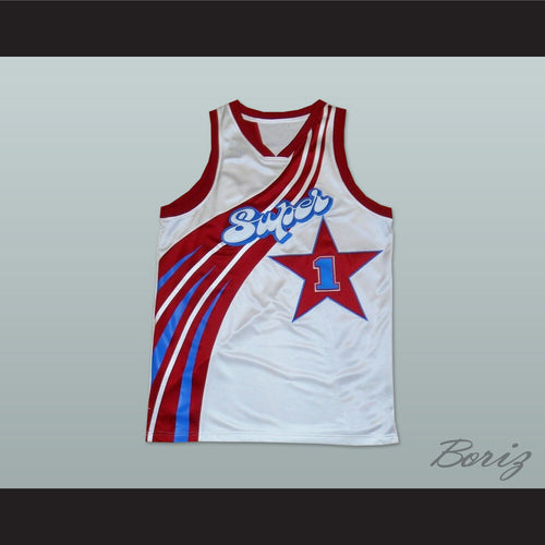 Super Star 1 White Basketball Jersey