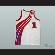Load image into Gallery viewer, Super Star 1 White Basketball Jersey
