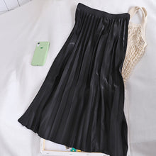Load image into Gallery viewer, Surmiitro Midi Pleated Skirt Women For Spring Autumn 2020 Casual Ladies Korean High Waist A Line Long Skirt Female